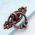 Cabinet Retro Handle Door Antique Alloy Handle Drawer Pull Ring Wood Case Handle Hanging Ring For Home Furniture DIY Decoraction