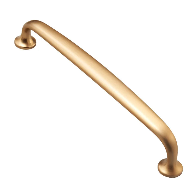 Cabinet door pull, wardrobe door handle, drawer handle, American style golden bathroom handle, kitchen door handle
