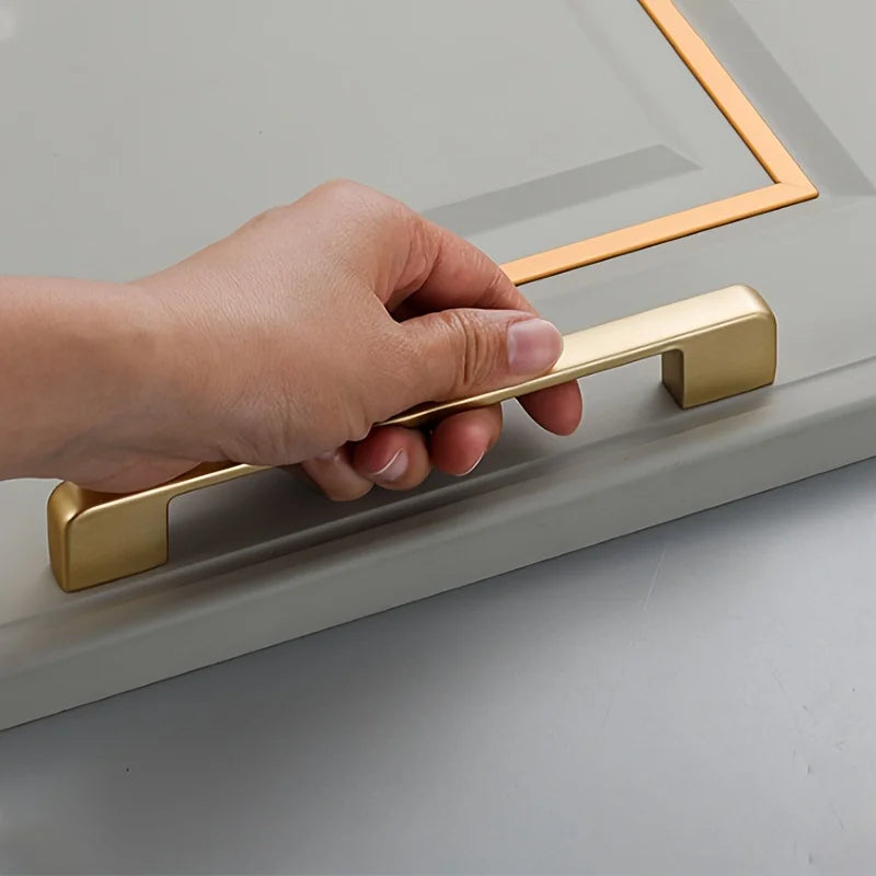 10 Pack Kitchen Cabinet Handles Champagne Bronze Cabinet Pulls Kitchen Cabinet Hardware Gold Drawer Pulls for Cupboard Wardrobe