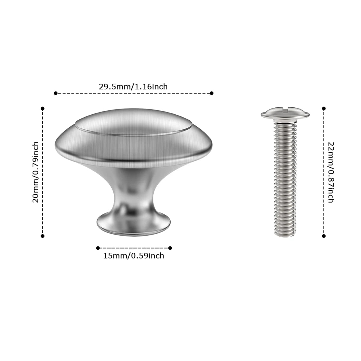 25/20/10/1 Pcs Stainless Steel Cabinet Handles American Style Kitchen Cupboard Door Pulls Drawer Knobs Furniture Handle Hardware