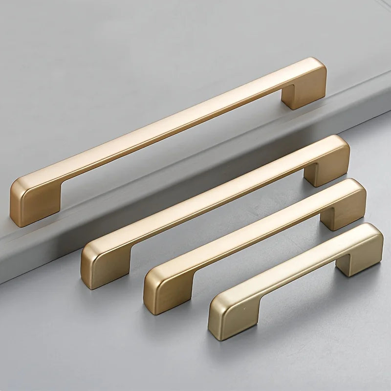 10 Pack Kitchen Cabinet Handles Champagne Bronze Cabinet Pulls Kitchen Cabinet Hardware Gold Drawer Pulls for Cupboard Wardrobe
